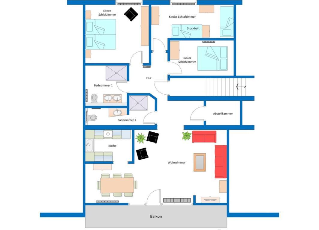 Appartamento con 3 Camere da Letto