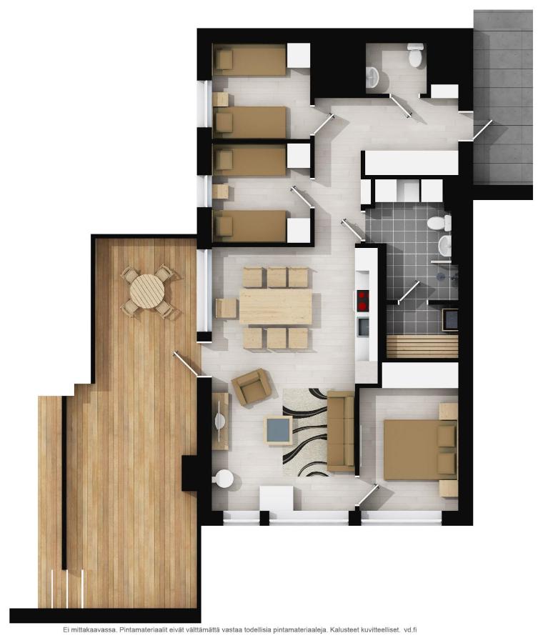 Superior Apartment with Sauna