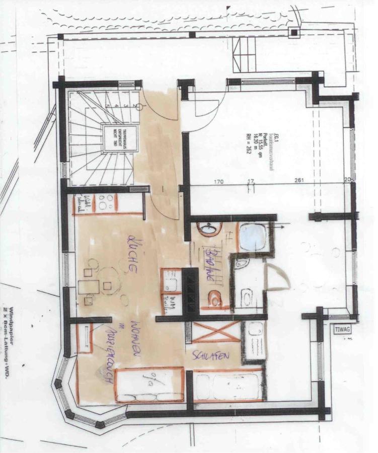 Apartment mit 1 Schlafzimmer
