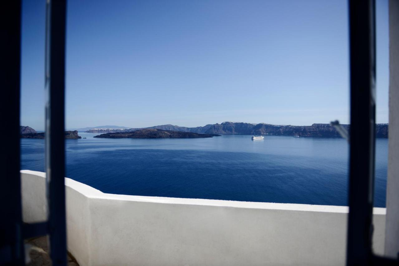 Standaard Tweepersoonskamer met Terras en Uitzicht op de Caldera