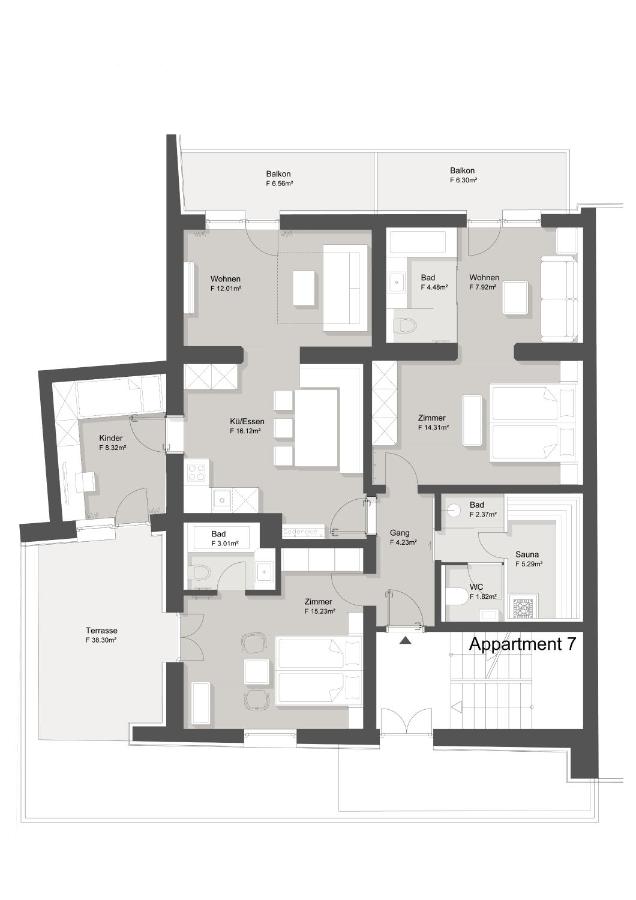 Superior Apartment with Sauna