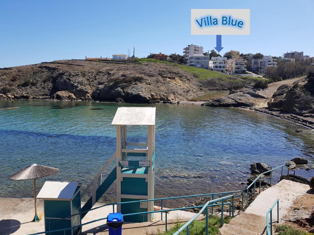 Villa Blue. Two storey house, 100 meters from sea - B&B Rafína