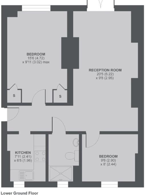 Appartement met 2 slaapkamers