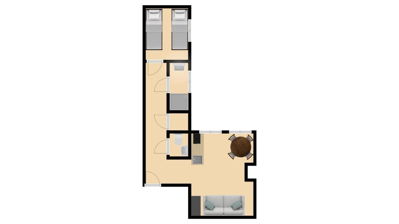 Apartamento de 1 dormitorio