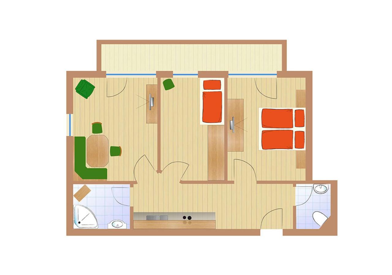 Appartamento Mitterspitz con 2 Camere da Letto