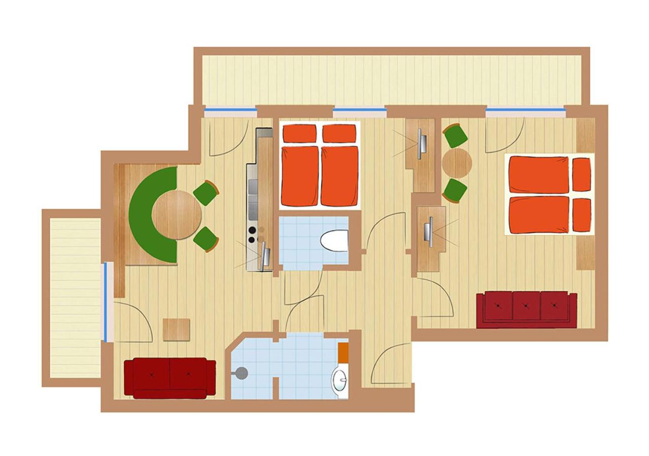 Appartamento Sinabell con 2 Camere da Letto