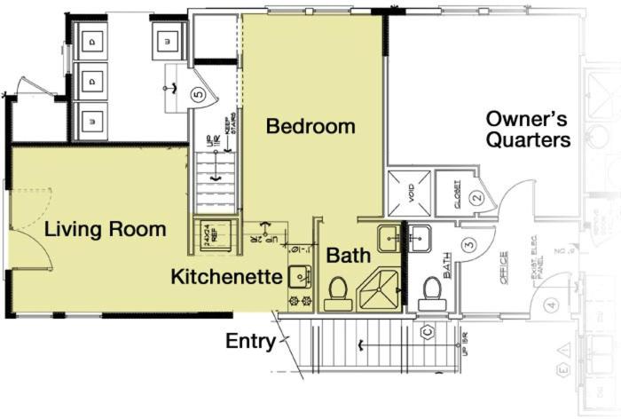Appartement met 1 Slaapkamer