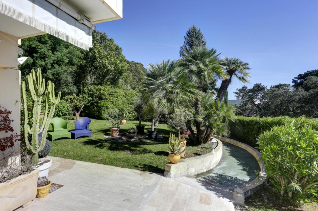 Appartement - villa Le Saint Georges avec superbe jardin et vue mer panoramique - B&B Cannes