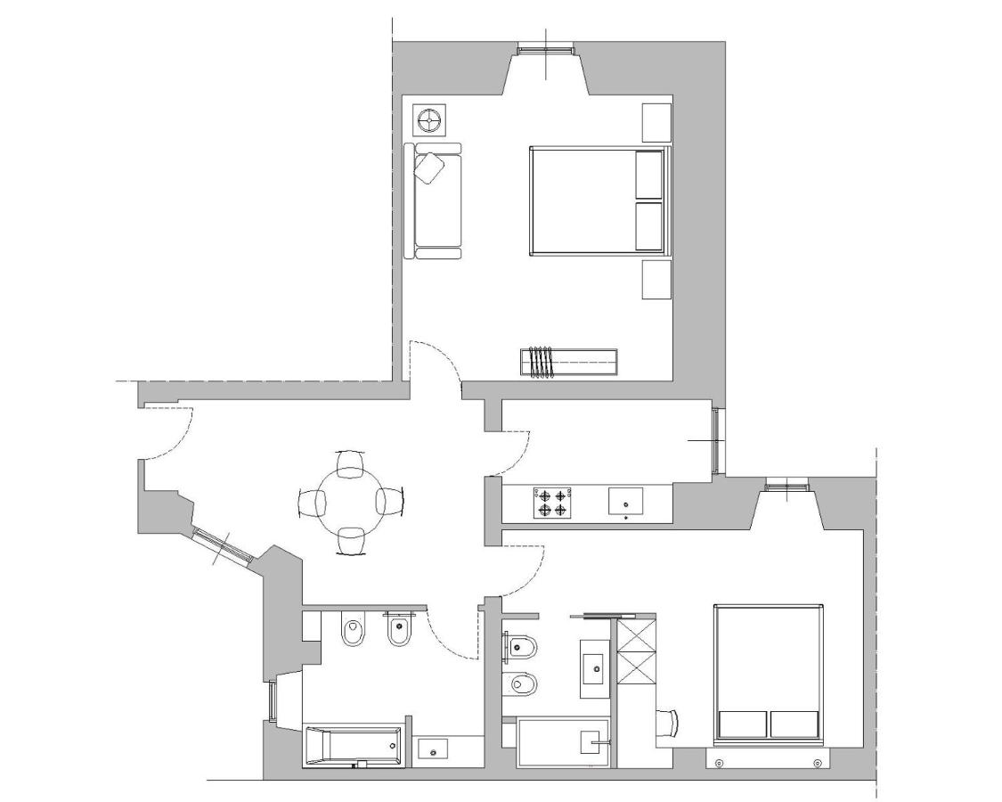 Apartment mit 2 Schlafzimmern