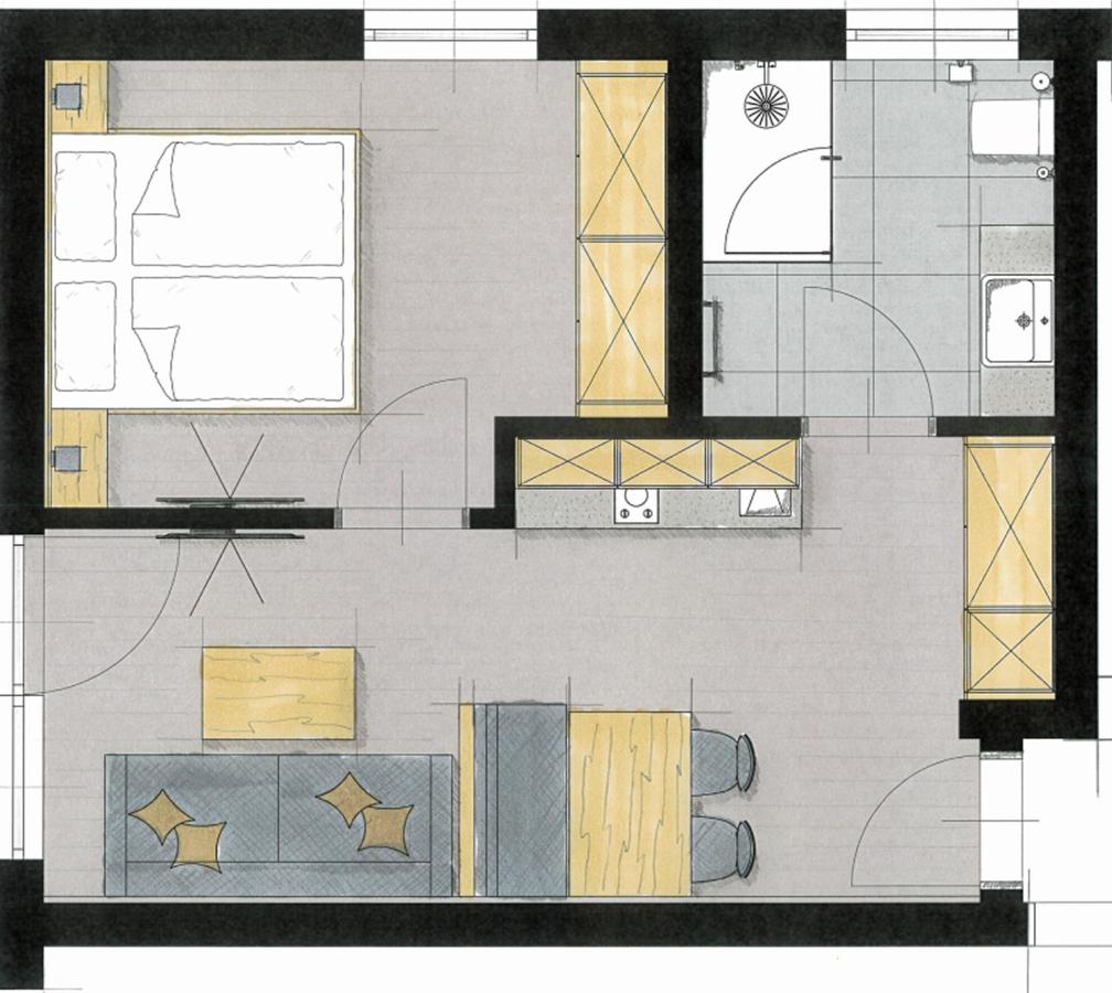 Appartamento con 1 Camera da Letto