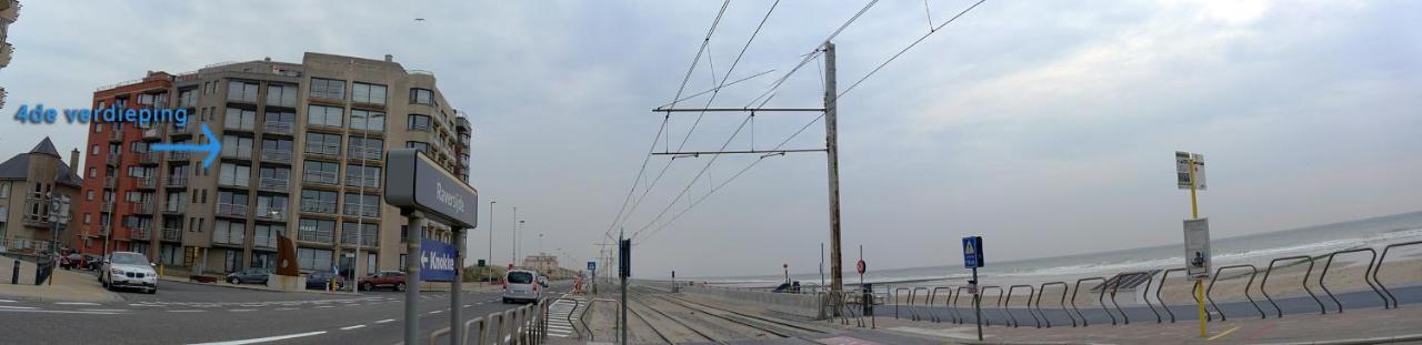 Studio apartment 'De Strandwandeling' with frontal sea view near Ostend - B&B