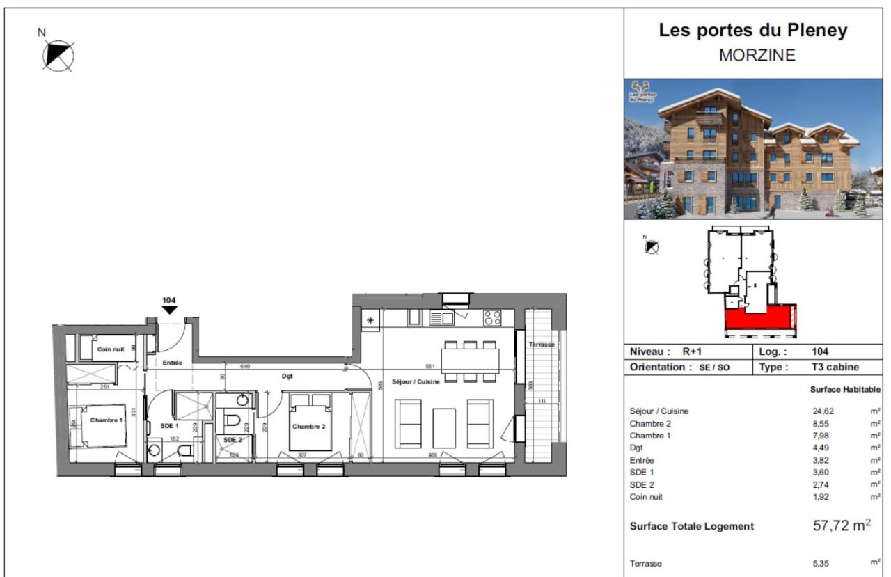 Portes du Pleney 104 - Chambres d’hôtes Morzine