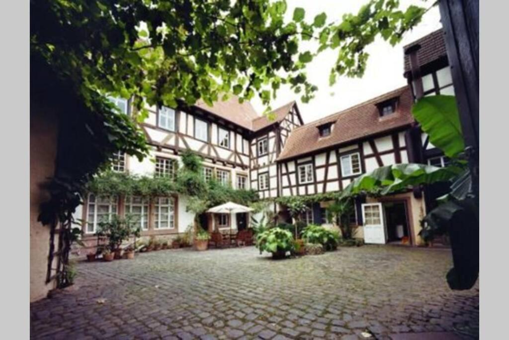 B&B Weinheim - Historischer Adelshof am Marktplatz, Atelier 70 m² - Bed and Breakfast Weinheim