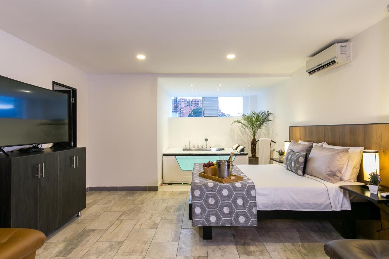 Studio-Apartment mit Whirlpool 
