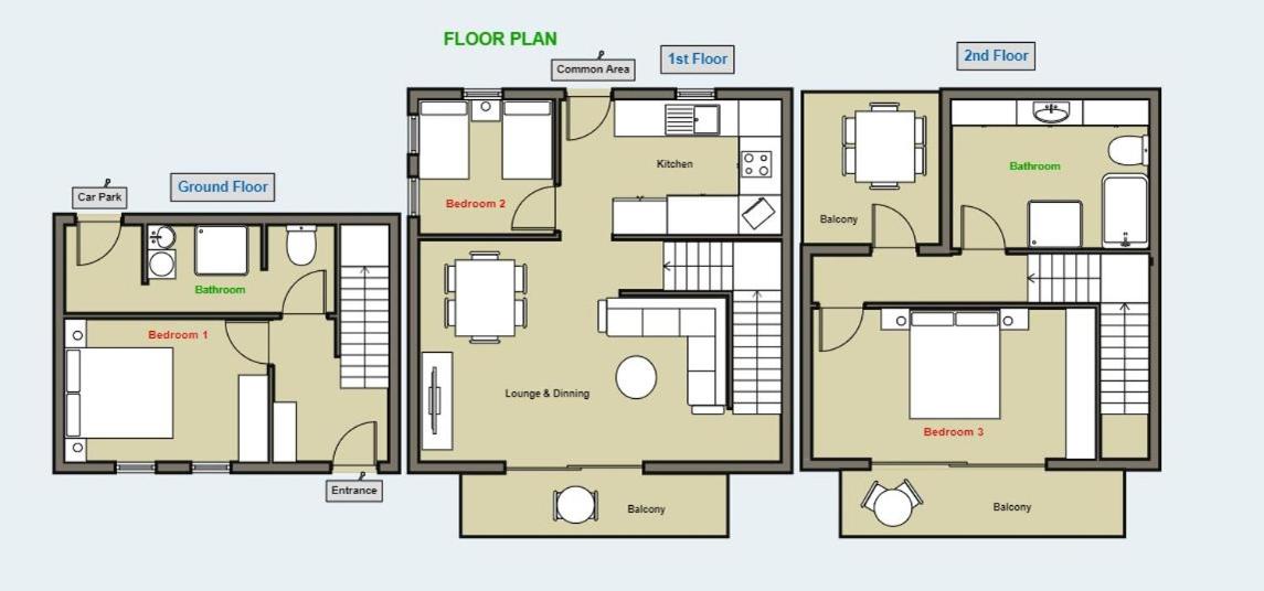 Terrace 3 - Three Bedroom Standard
