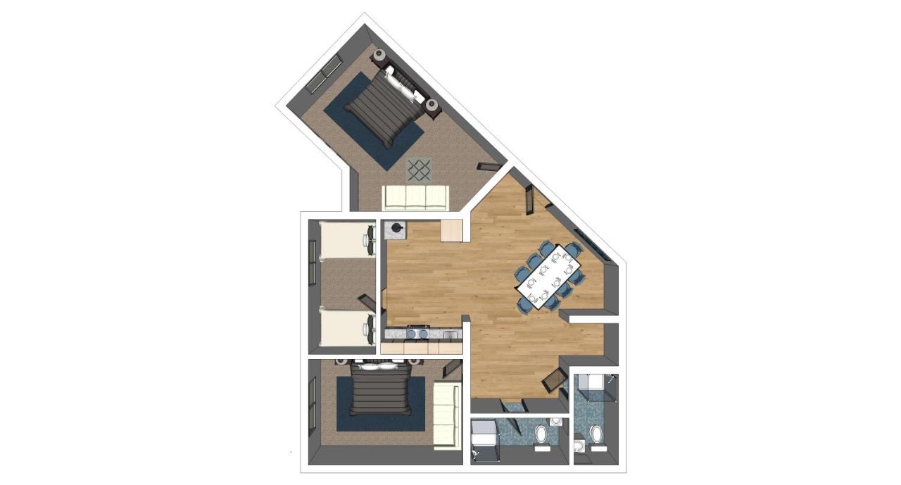 Three-Bedroom Apartment