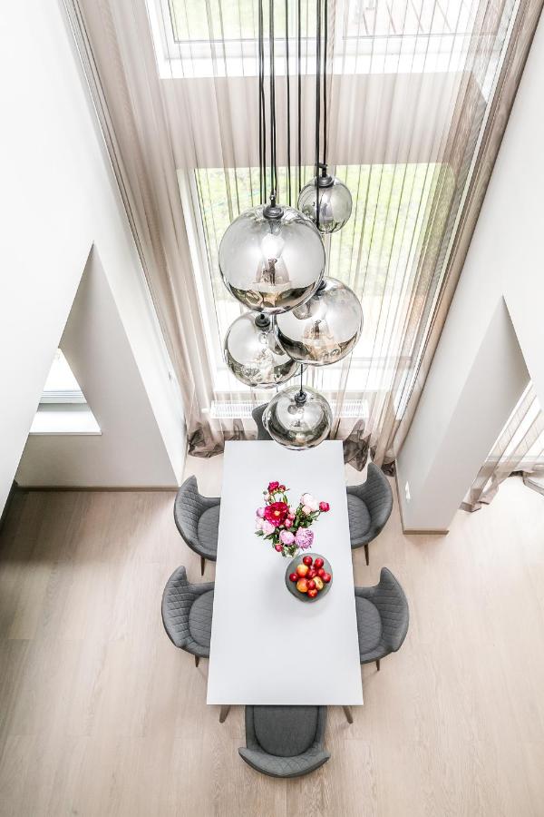 Modern City Villas with Private Parking, Garden and BBQ - B&B Riga