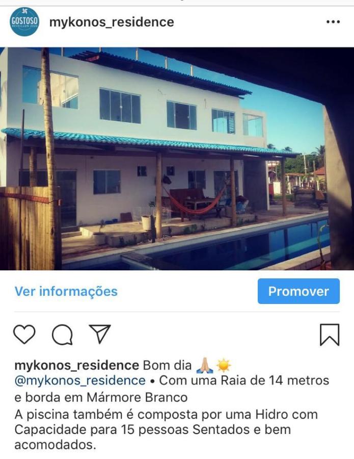 Mykonos Residence - Chambres d’hôtes São Miguel do Gostoso