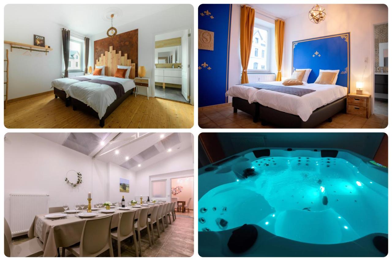 B&B Tintigny - Zythogite, 23 personnes, 9 chambres, 6 salles de bain, bbq, jacuzzi, jardin, billard - Bed and Breakfast Tintigny