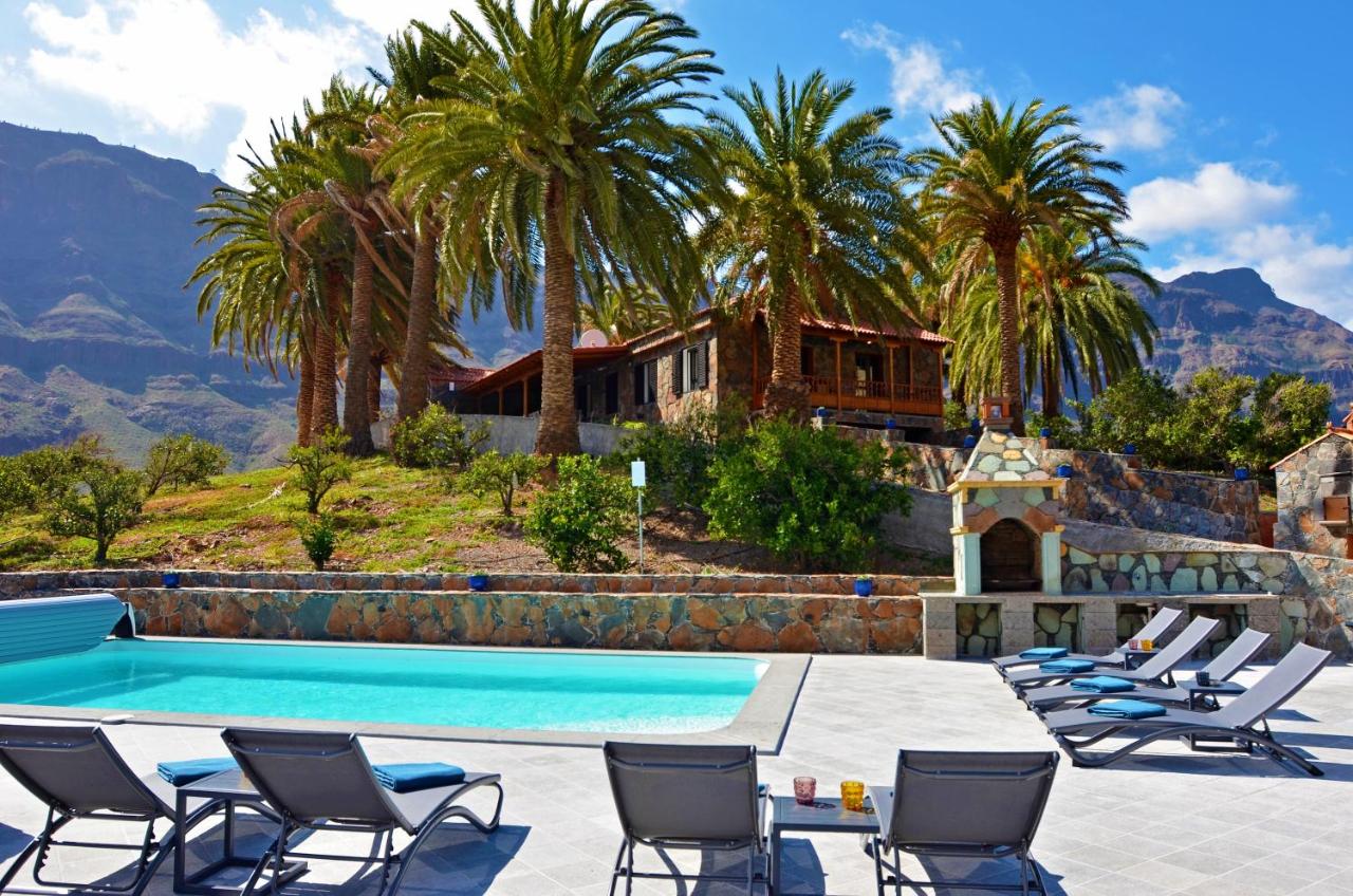 Villa Fataga - Unique villa with heated pool - B&B
