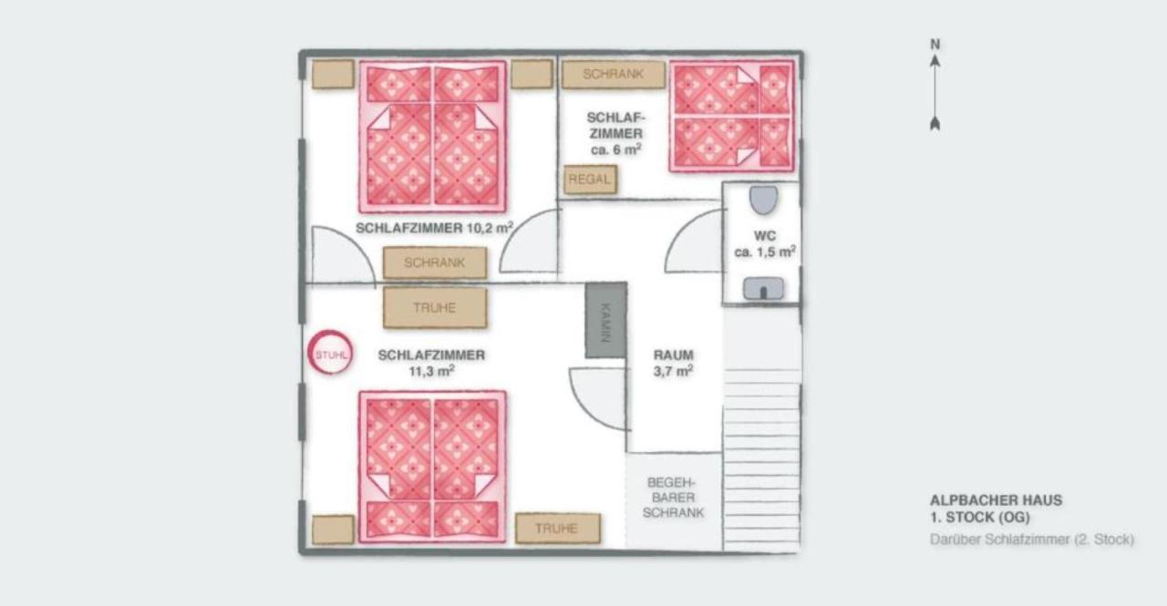 Apartment mit 3 Schlafzimmern