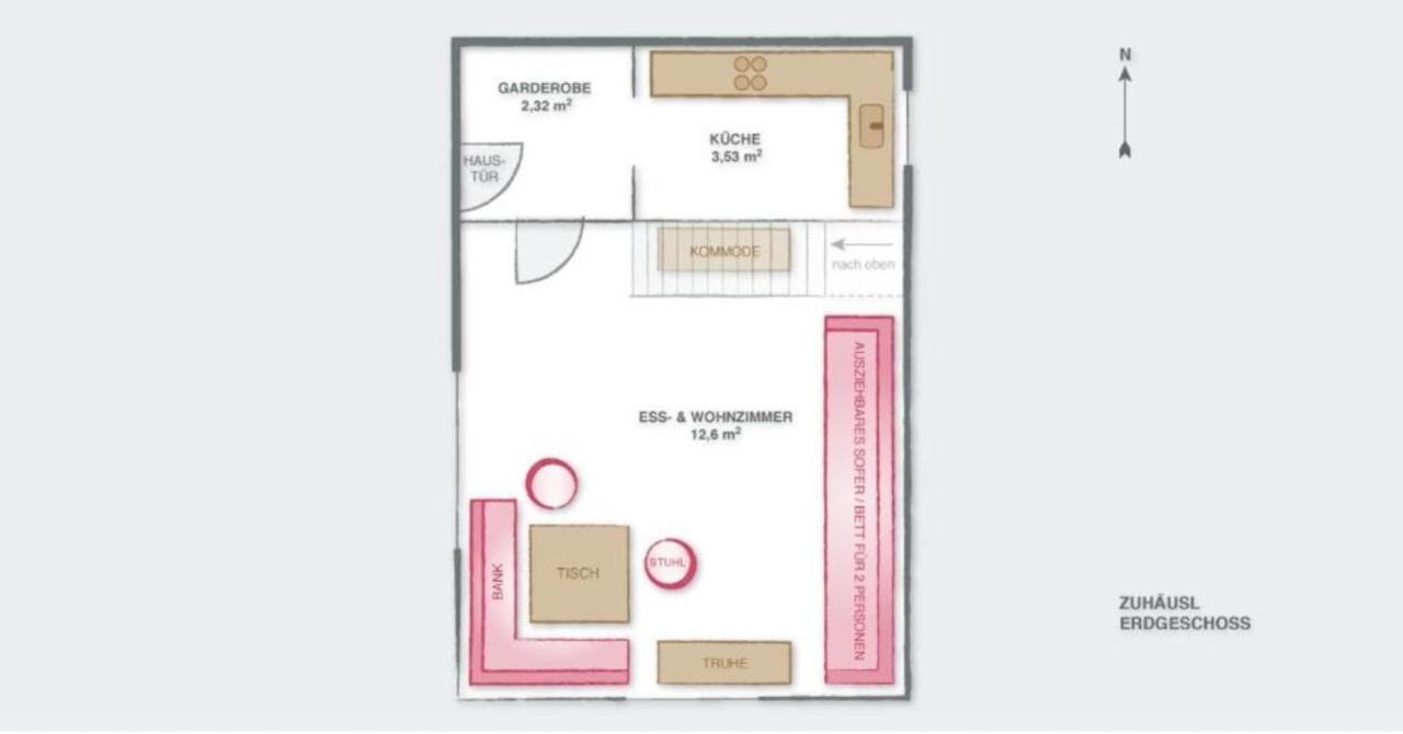 Apartment mit 1 Schlafzimmer