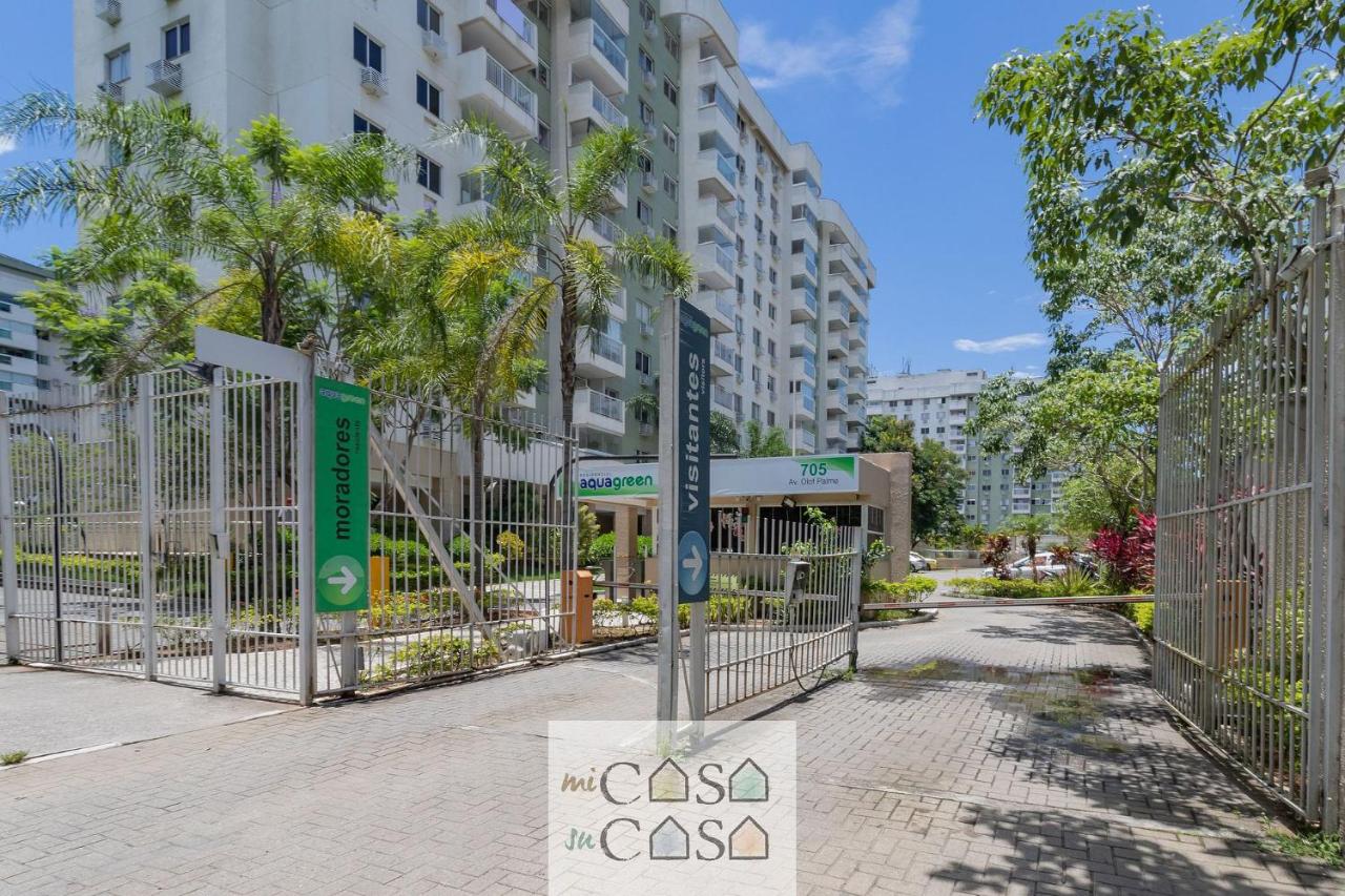 3 QUARTOS a 300 RioCentro - Condominio com PISCINA, ESTACIONAMENTO e Portaria 24h - Wi-Fi ilimitado e Cozinha Completa - Apartamento indicado para Grupos, Hóspedes a Trabalho e Crianças - Ferienwohnung Rio de Janeiro