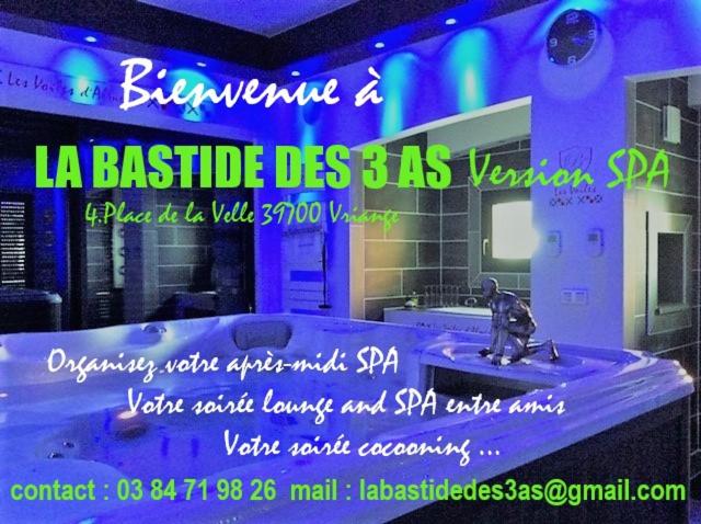 B&B Vriange - LA BASTIDE DES 3 AS & Spa - Bed and Breakfast Vriange