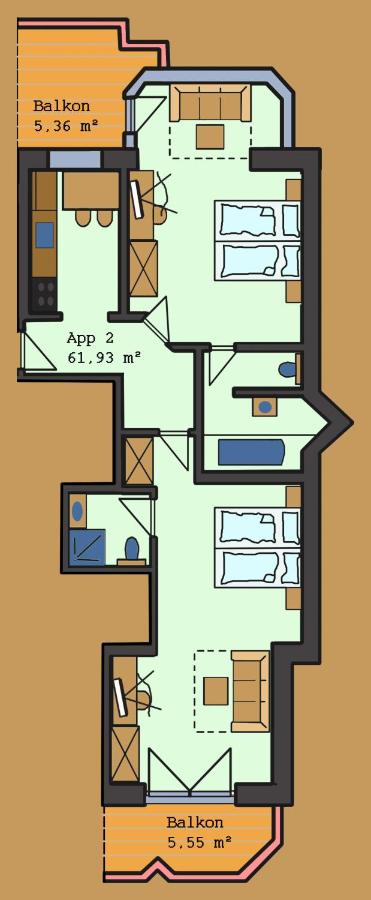 Two-Bedroom Apartment