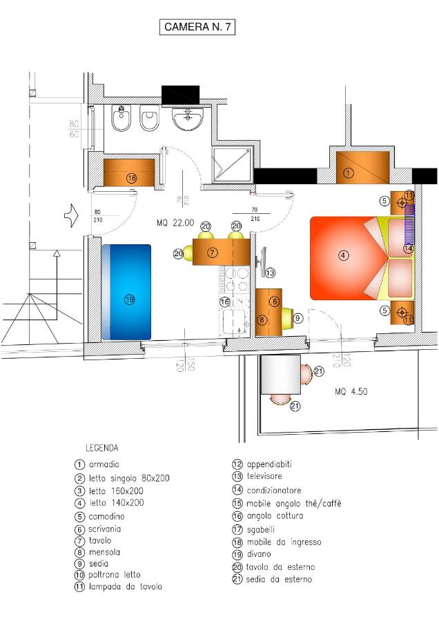 Apartment mit 1 Schlafzimmer