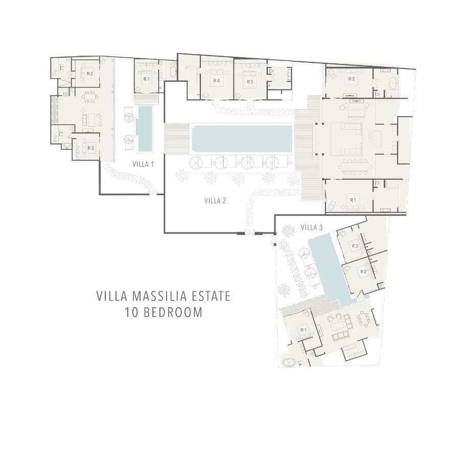 Villa 7 Chambres avec Piscine Privée 