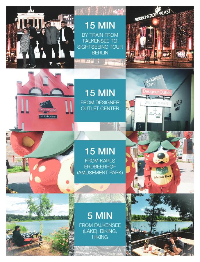 "Casa20200" 2 x Apartments je 150qm für Business, Familien, Gruppen, Handwerker 15min von BERLIN, Erdbeerhof, Outlet B5, 5min vom See Falkensee !! 2 Apartment each 150qm for BUSINESS , FAMILIES 15min from BERLIN!! - B&B Falkensee