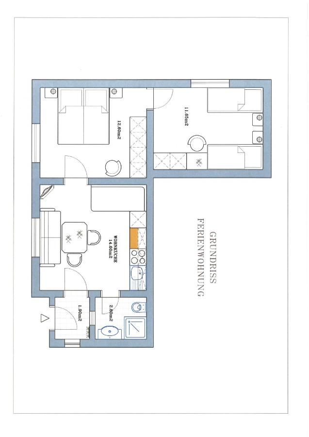 Appartamento con 2 Camere da Letto