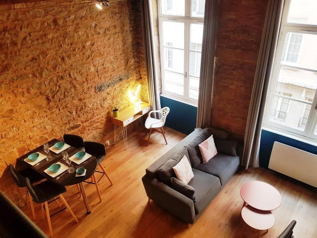 B&B Lyon - Charmant appartement style Canut Pentes Croix Rousse - Bed and Breakfast Lyon