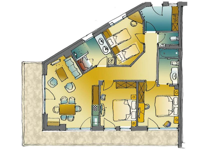 Three-Bedroom Apartment