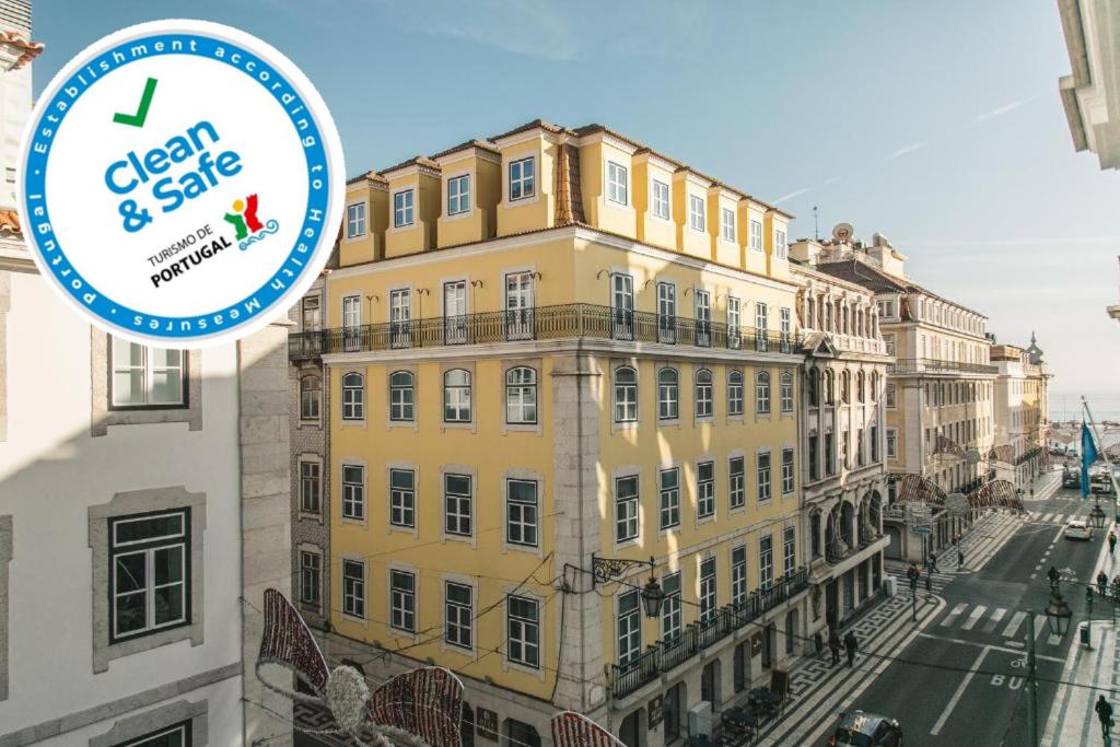 Grand Ouro Deluxe Apartment Downtown Baixa - B&B Lisbona