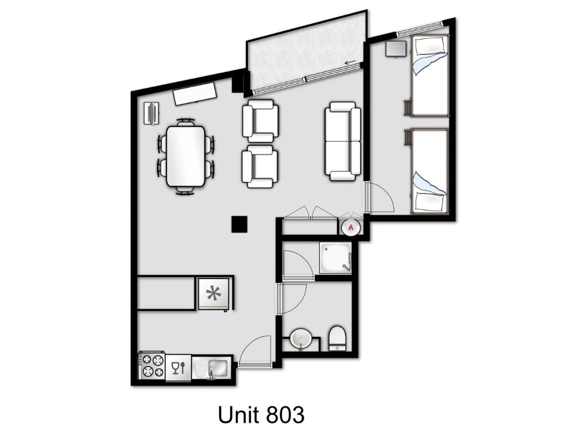 One-Bedroom Apartment - Chalet Apartment 803