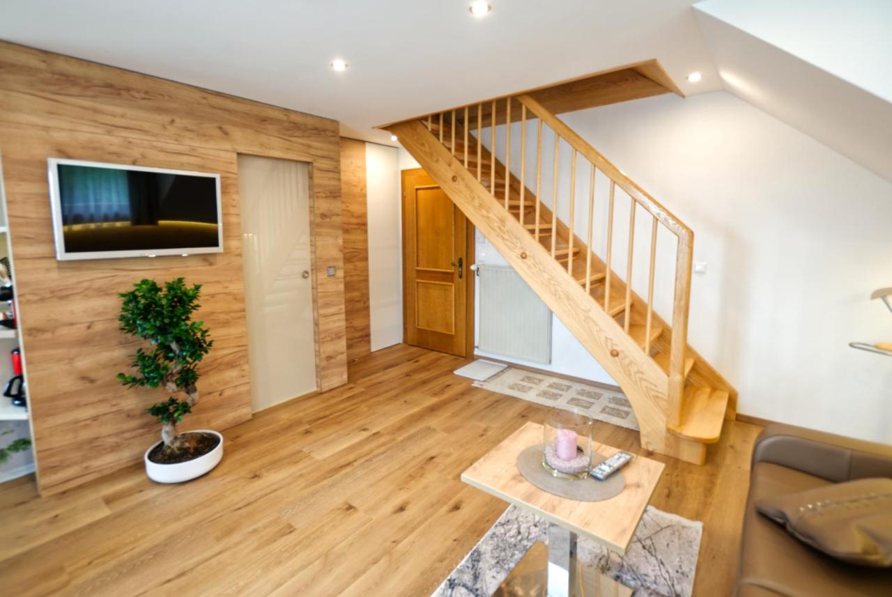 Duplex One-Bedroom Apartment with Balcony and Lake View