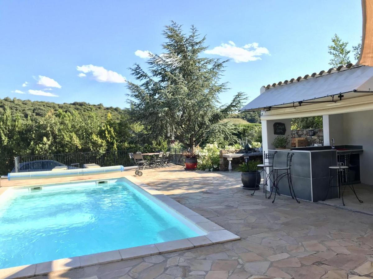 B&B Roquebrun - Beautiful villa with private heated pool - Bed and Breakfast Roquebrun
