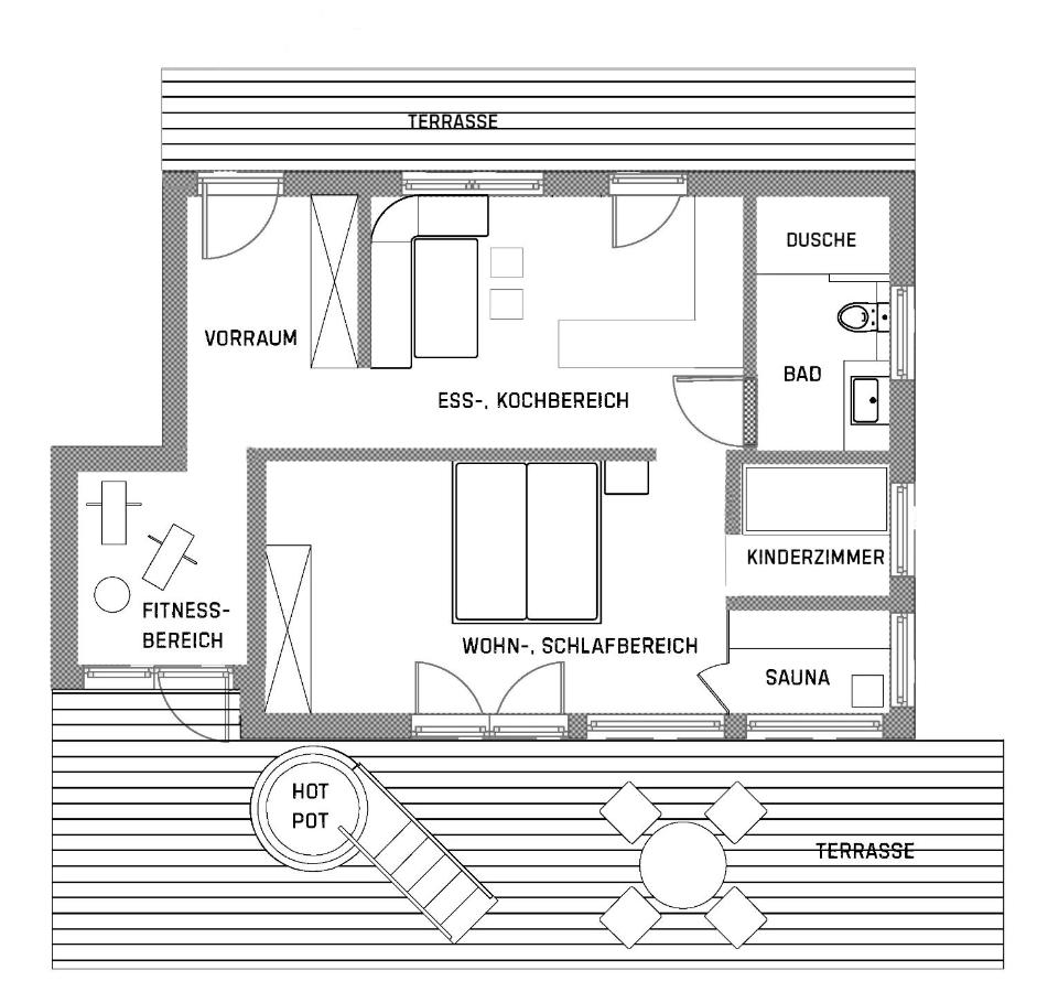 Chalet met 2 Slaapkamers