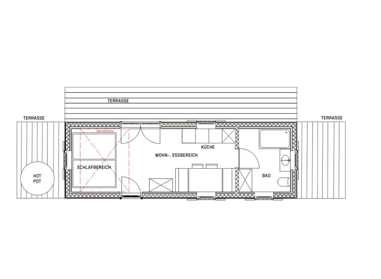 Chalet met 1 Slaapkamer