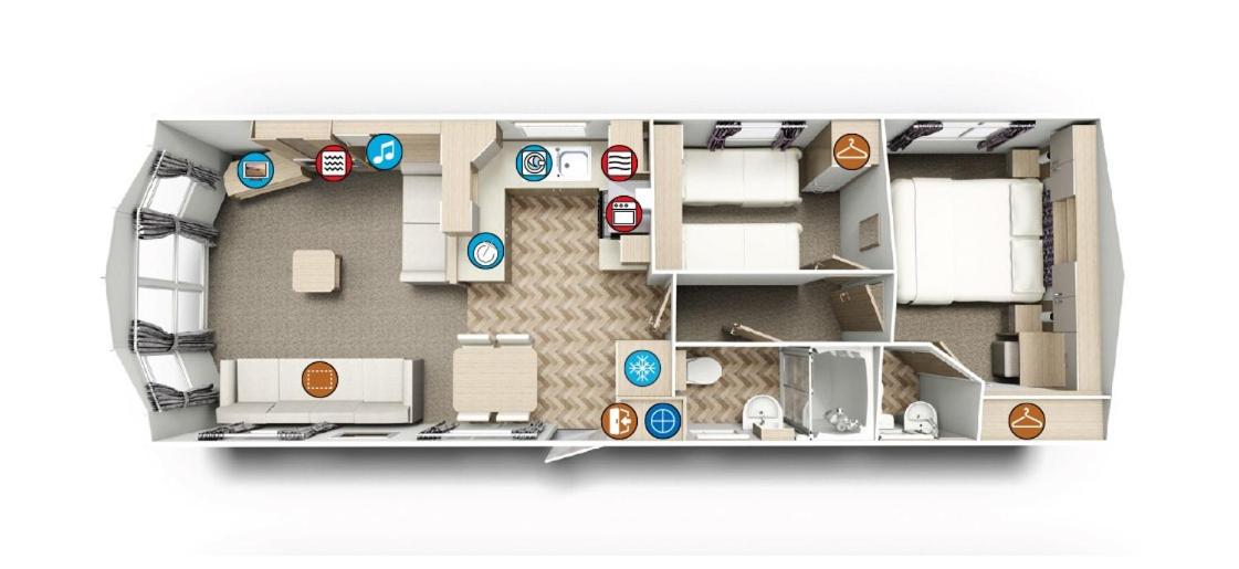 Static Caravan for hire, budget friendly - B&B