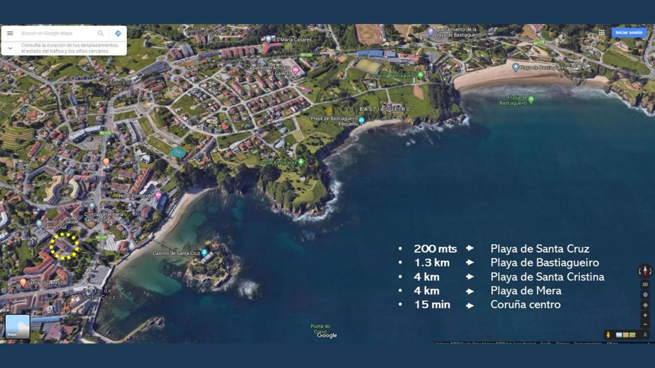 Centro pueblo Santa Cruz - Oleiros - A Coruña - B&B
