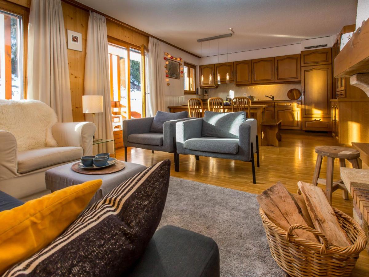 B&B La Tzoumaz - Ravishing Apartment in La Tzoumaz in Verbier - Bed and Breakfast La Tzoumaz