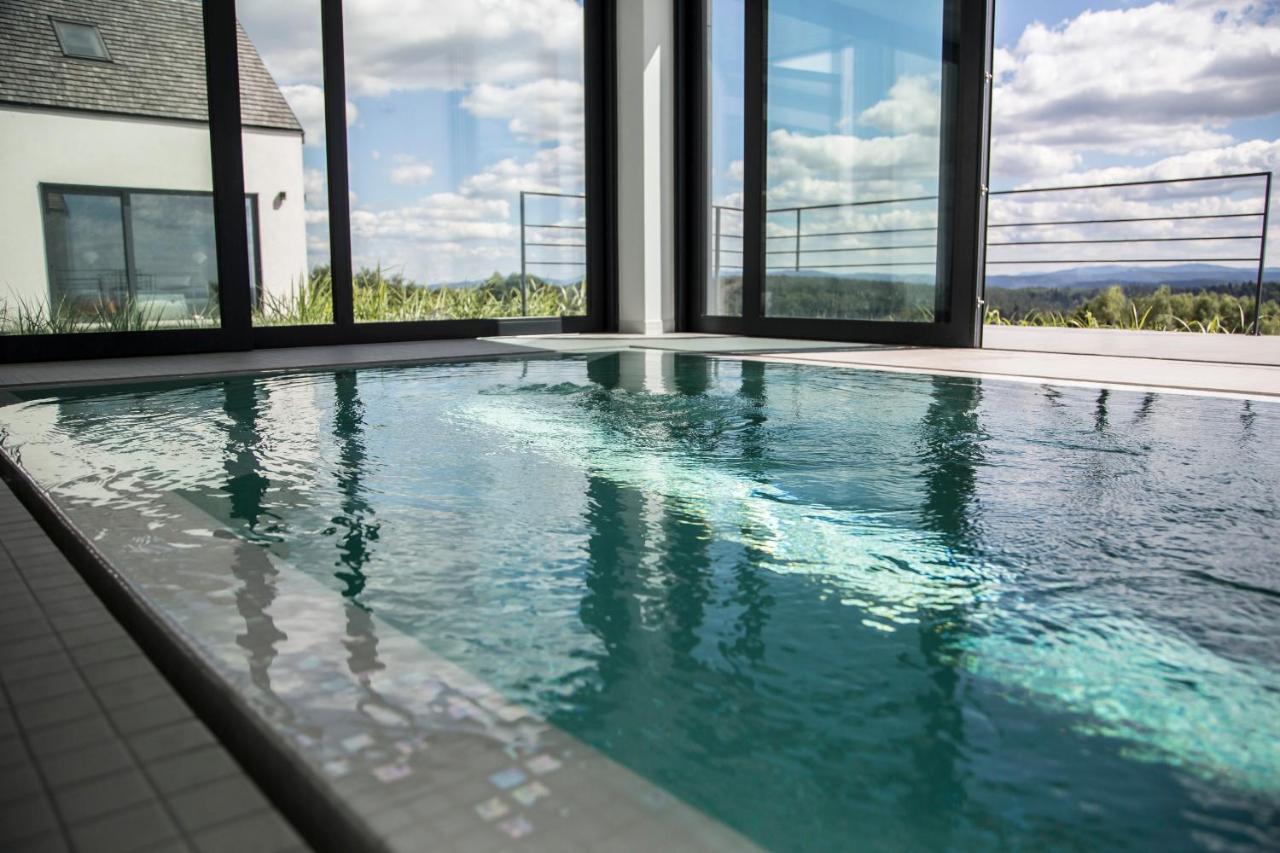 villa relax with swimming pool and mountain view - B&B Buków