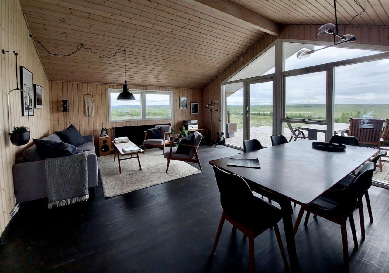Hilltop Cabin Hekla - Golden Circle - Geysir - Mountain View - B&B Reykholt