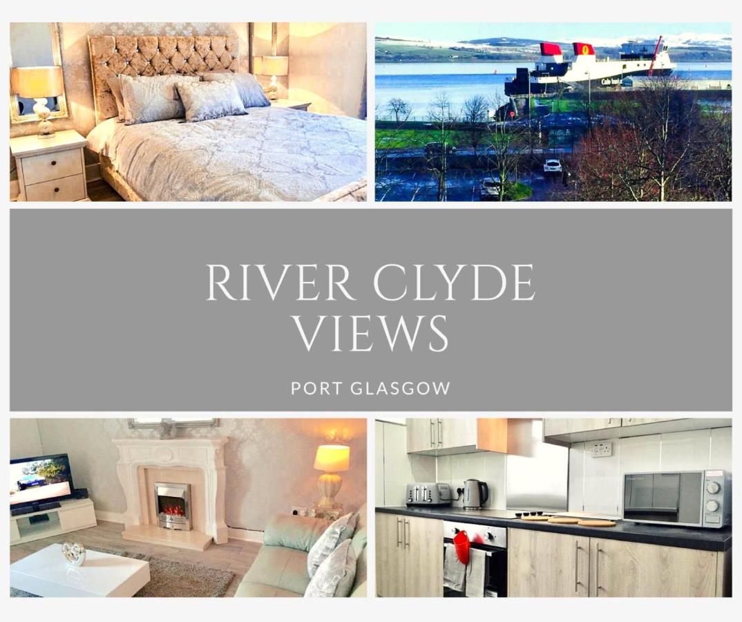 B&B Port Glasgow - RIVER CLYDE VIEWS - PRIVATE & SPACIOUS APARTMENT - Bed and Breakfast Port Glasgow