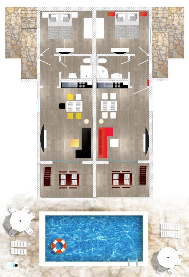 Apartment mit Meerblick