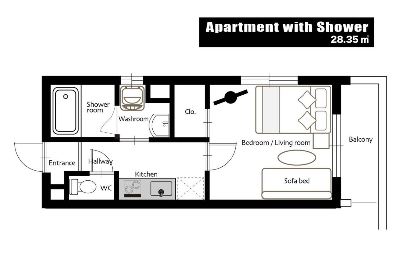 Apartment with Balcony