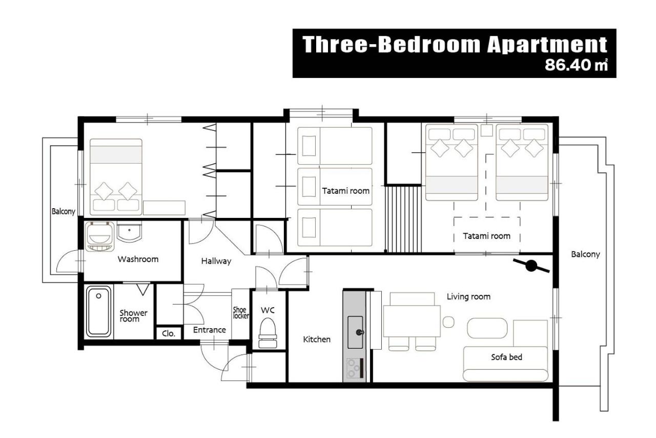 Appartamento con 3 Camere da Letto